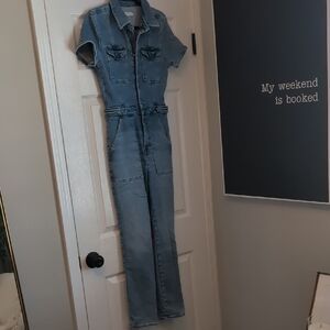 Good American Denim Jumpsuit